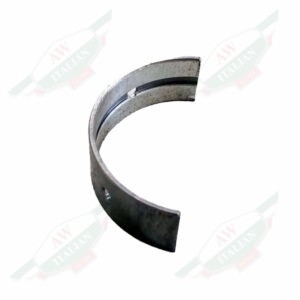 silver metal curve on white background