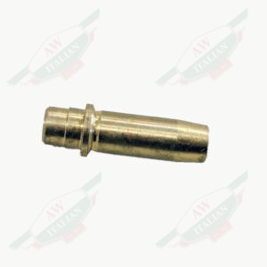 gold metal cylinder on white background