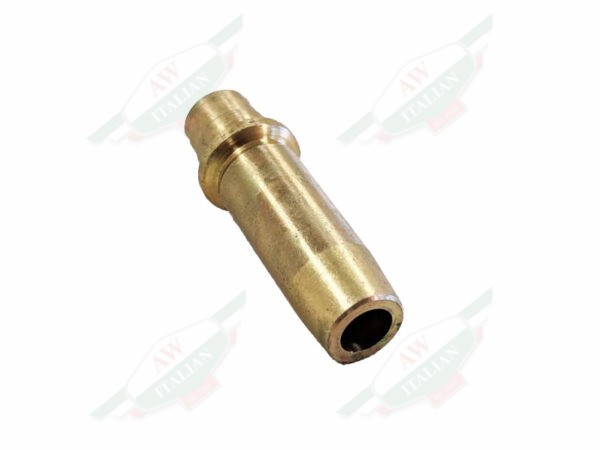 Gold Metal cylinder on white background