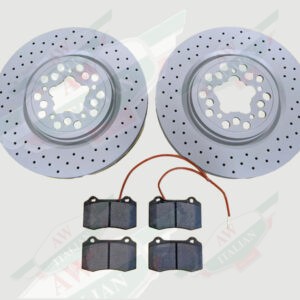 grey metal wheel black small square wires on white background