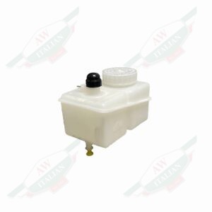 white plastic container on white background