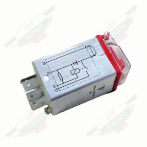 white plastic block with plugs on white background