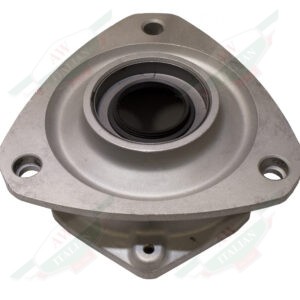 Silver Ferrari Distributor Cap Housing on White Background