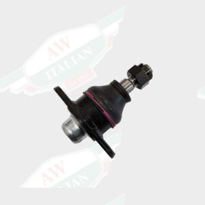 black metal ball joint on white background