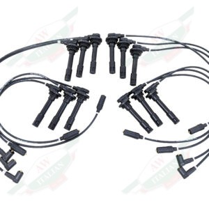 ferrari 10055 ignition wire set black silicone rubber