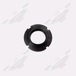 black gear on white background