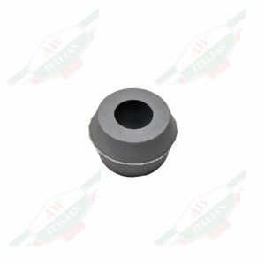 grey ribber bushing on white background