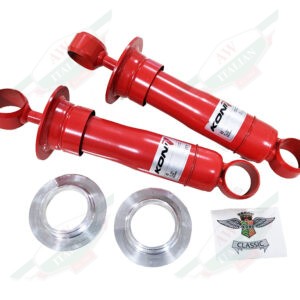 ferrari 110786 red koni shock absorbers with metal rings and sticker