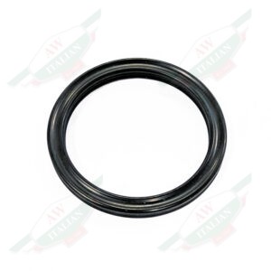 black o seal on white background