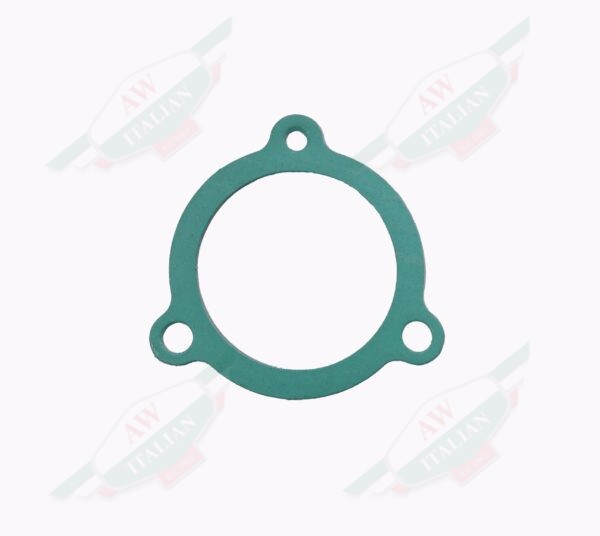 green gasket on white background