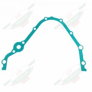 green gasket on white background