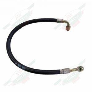 black pipe with grey tips on white background
