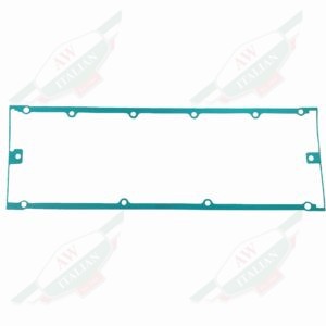 green rectangular gasket on white background