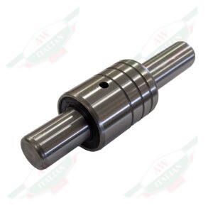 grey metal bearing on white background