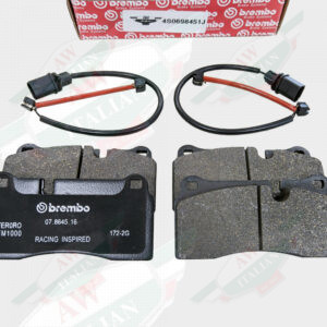 lambo 4S0698451J rear brake pads brembo black with wires red box