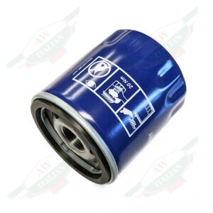 alfa romeo stelvio engine oil filter blue with white diagram