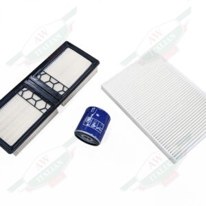alfa stelvio white and black air filter white cabin pollen filter blue oil filter