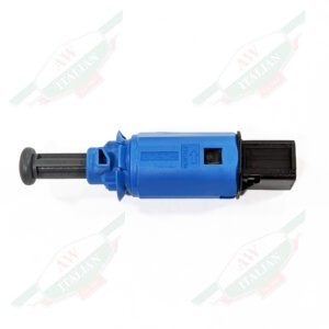 ferrari 334064 blue and black brake pedal switch bosch on white background