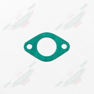 green gasket on white background