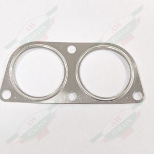 grey gasket on white background