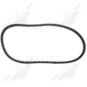 alfa 60534411 fan belt black rubber on white background