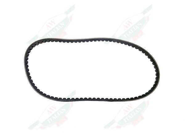 alfa 60534411 fan belt black rubber on white background