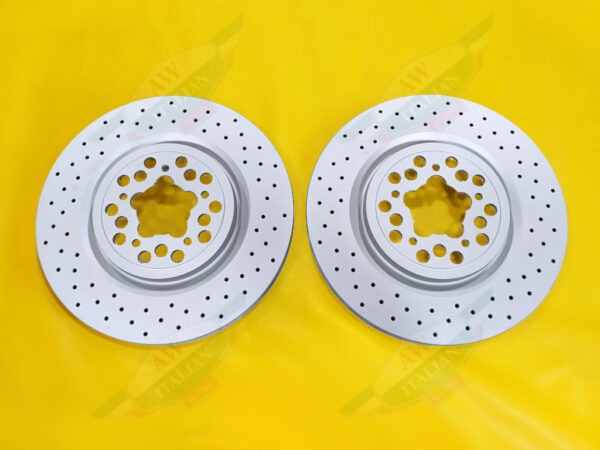 ferrari 182606C front rear rotors coated grey