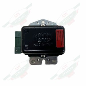 black square regulator on white background