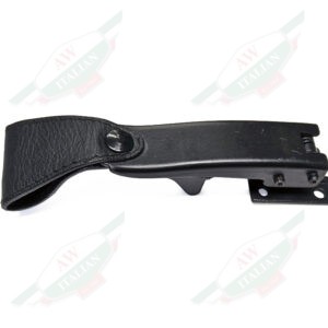 ferrari 60421500 roof handle targa top latch black metal and leather
