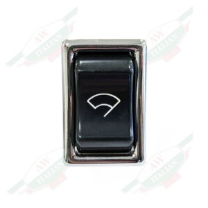 67431 wiper rocker switch black plastic chrome bezel