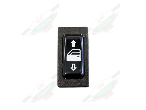 323350150 maserati window switch black plastic rocker white logo