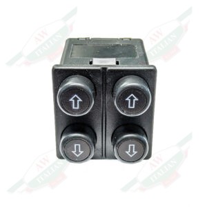 alfa romeo spider 60537234 black plastic window switch 4 button