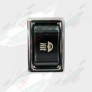 69528 fog light switch maserati black plastic rocker chrome bezel