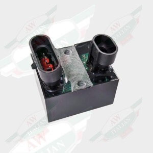 ferrari 179278A catalyst control module black plastic 2 plug connectors