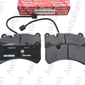 alfa 68459283AA brembo brake pads with wires red box