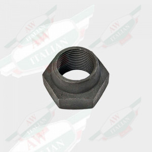 ferrari 124642 front wheel hub nut threaded black metal