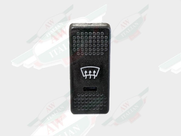 ferrari 134934 defroster switch black plastic white logo