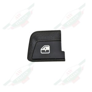 ferrari 302237 left window switch button black with white logo