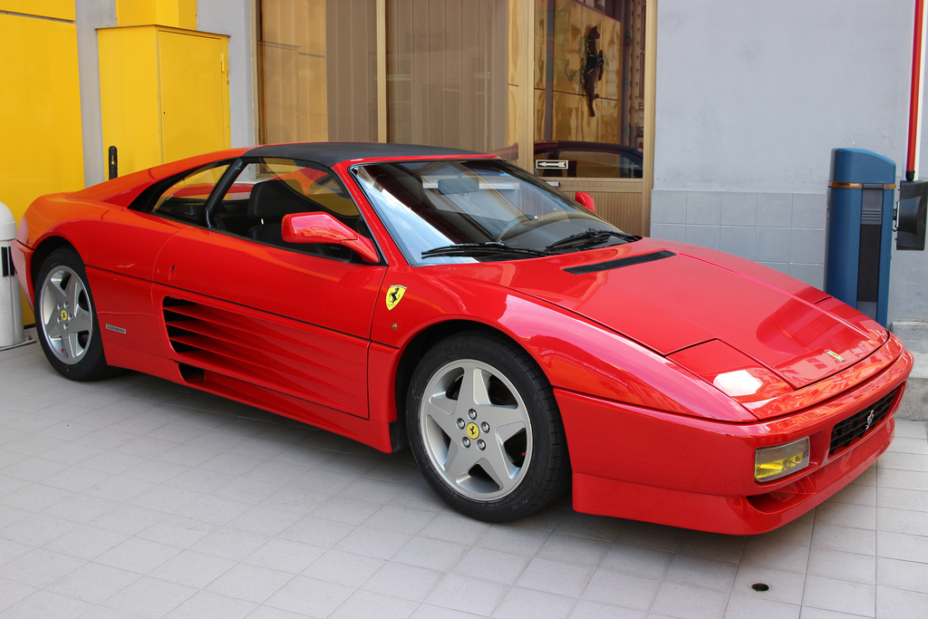 Red Ferrari 348 TS For Sale in Monaco
